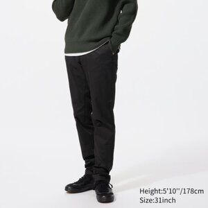 NWT Uniqlo Slim Chino Pants, Black, 30 x 34